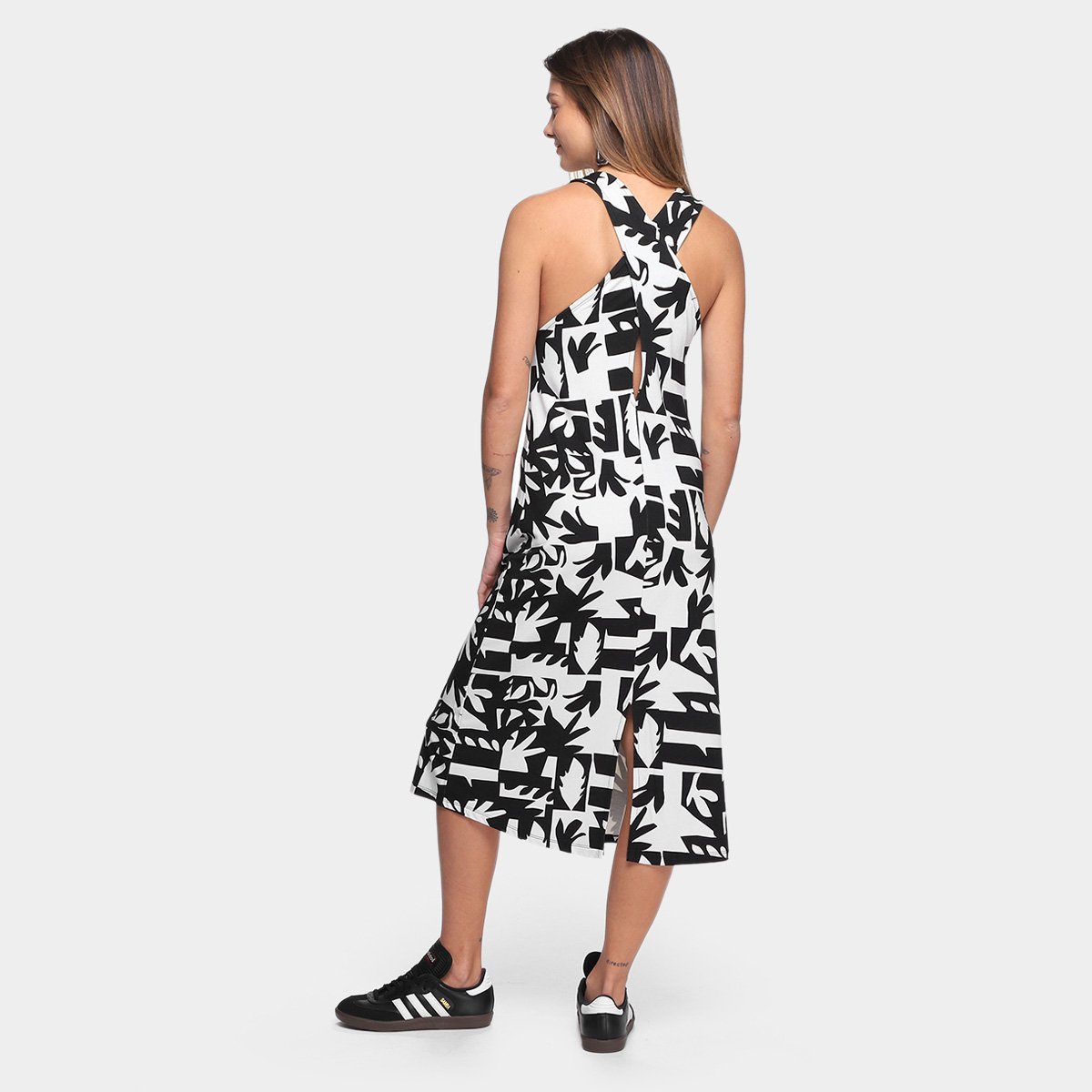 Vestido Oh, Boy! Midi Blend Black - Tam: G - 1