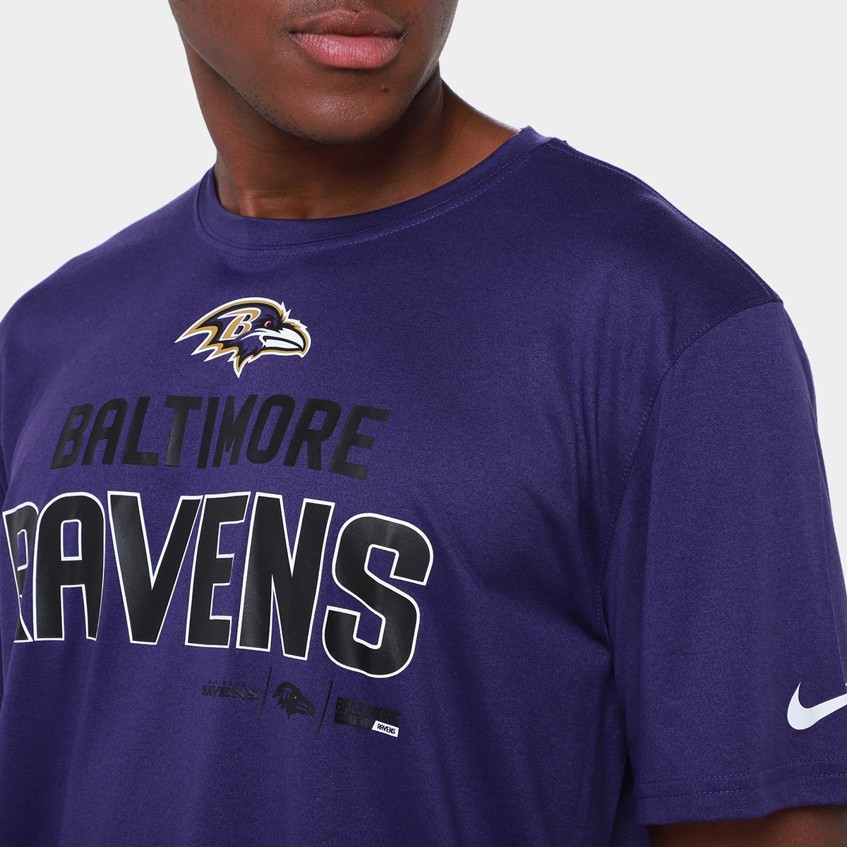 Camiseta Nike Baltimore Ravens Legend Community Masculina - Tam: GG - 2