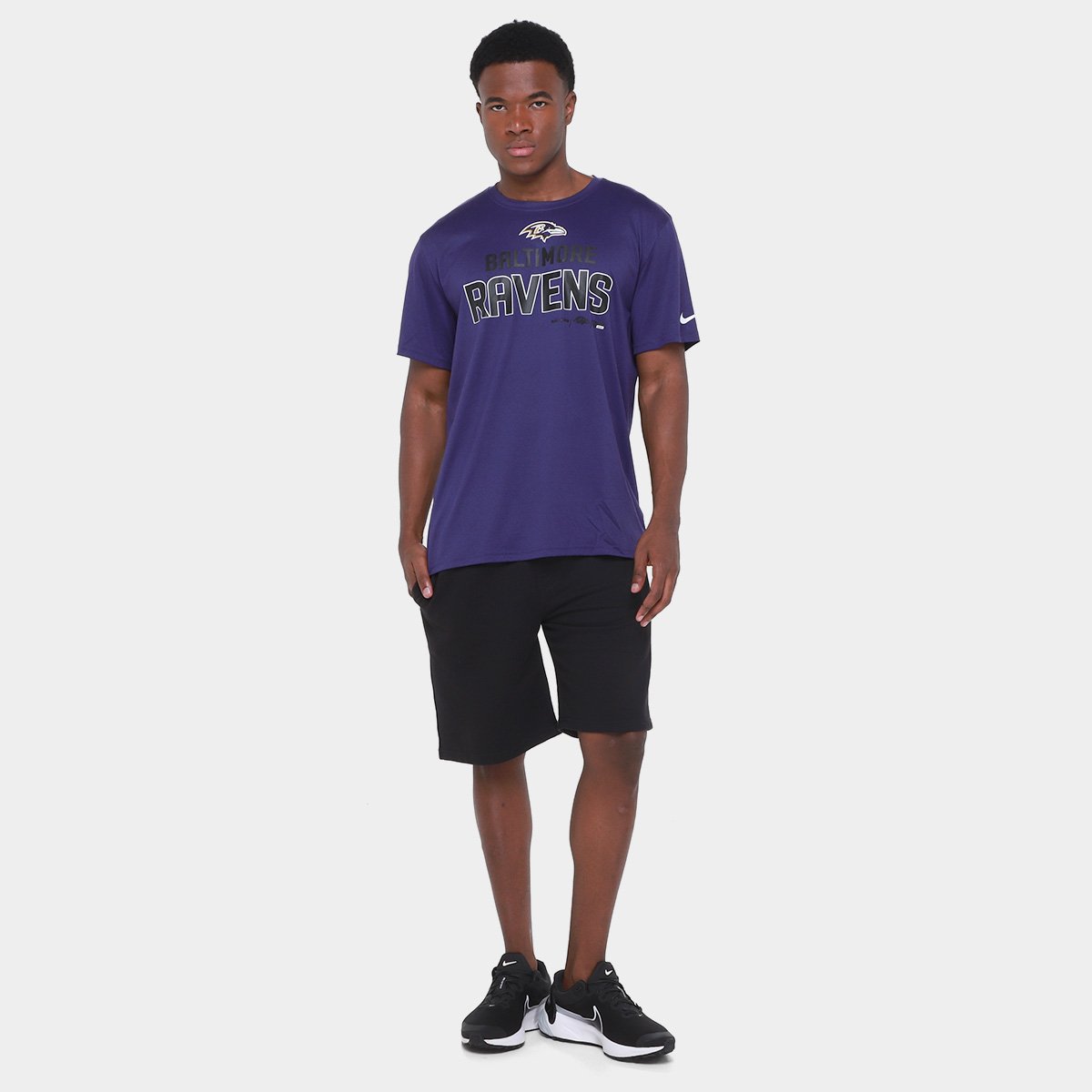 Camiseta Nike Baltimore Ravens Legend Community Masculina - Tam: GG - 3