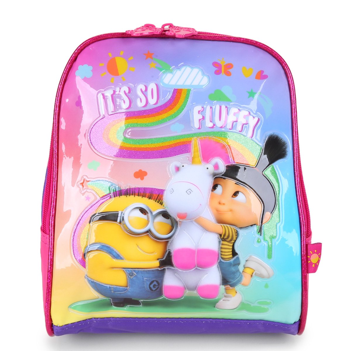 Lancheira Infantil Clio Style Minions Fluffy Feminina