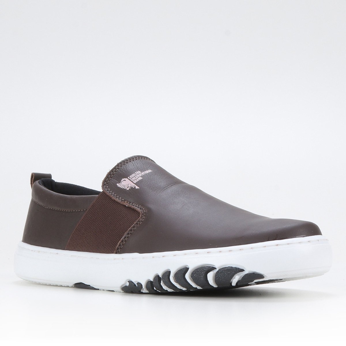 Tênis Couro Cavalera Slip On Elástico Masculino - Tam: 38 - 1
