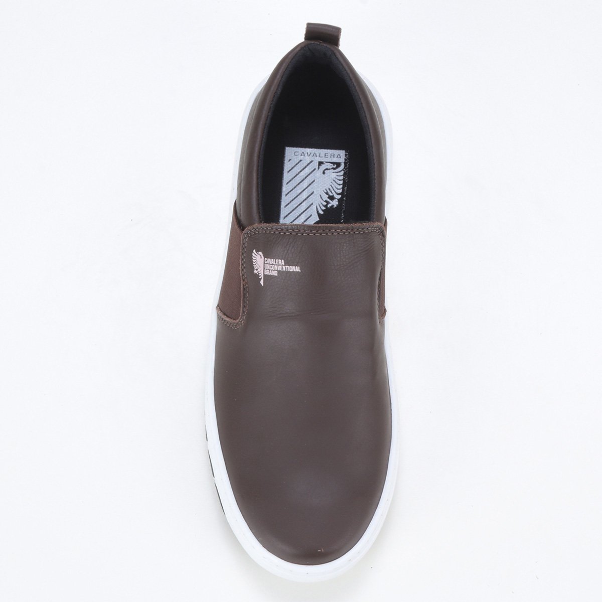 Tênis Couro Cavalera Slip On Elástico Masculino - Tam: 38 - 3