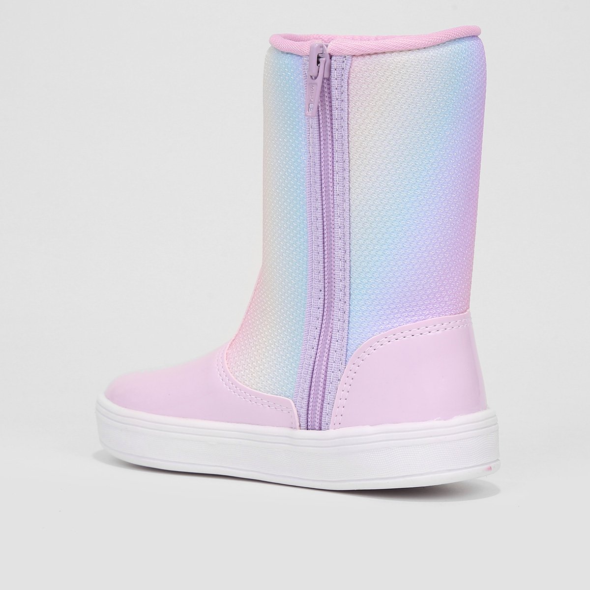 Bota Bebê Tininha Sola Confort Baby + Laço De Cabelo Menina - Tam: 21 - 4