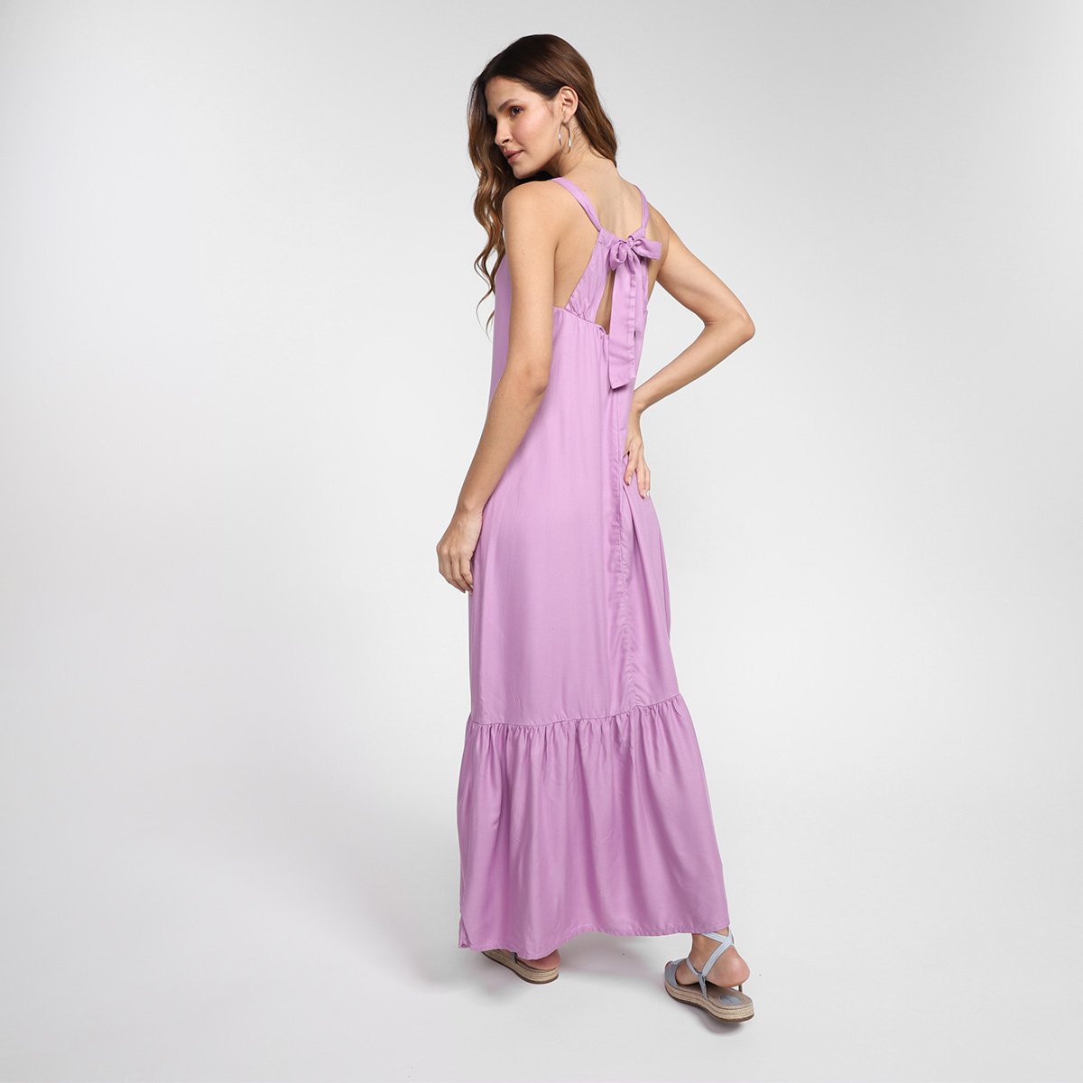 Vestido Longo Mercatto Frente Única - Tam: P - 1