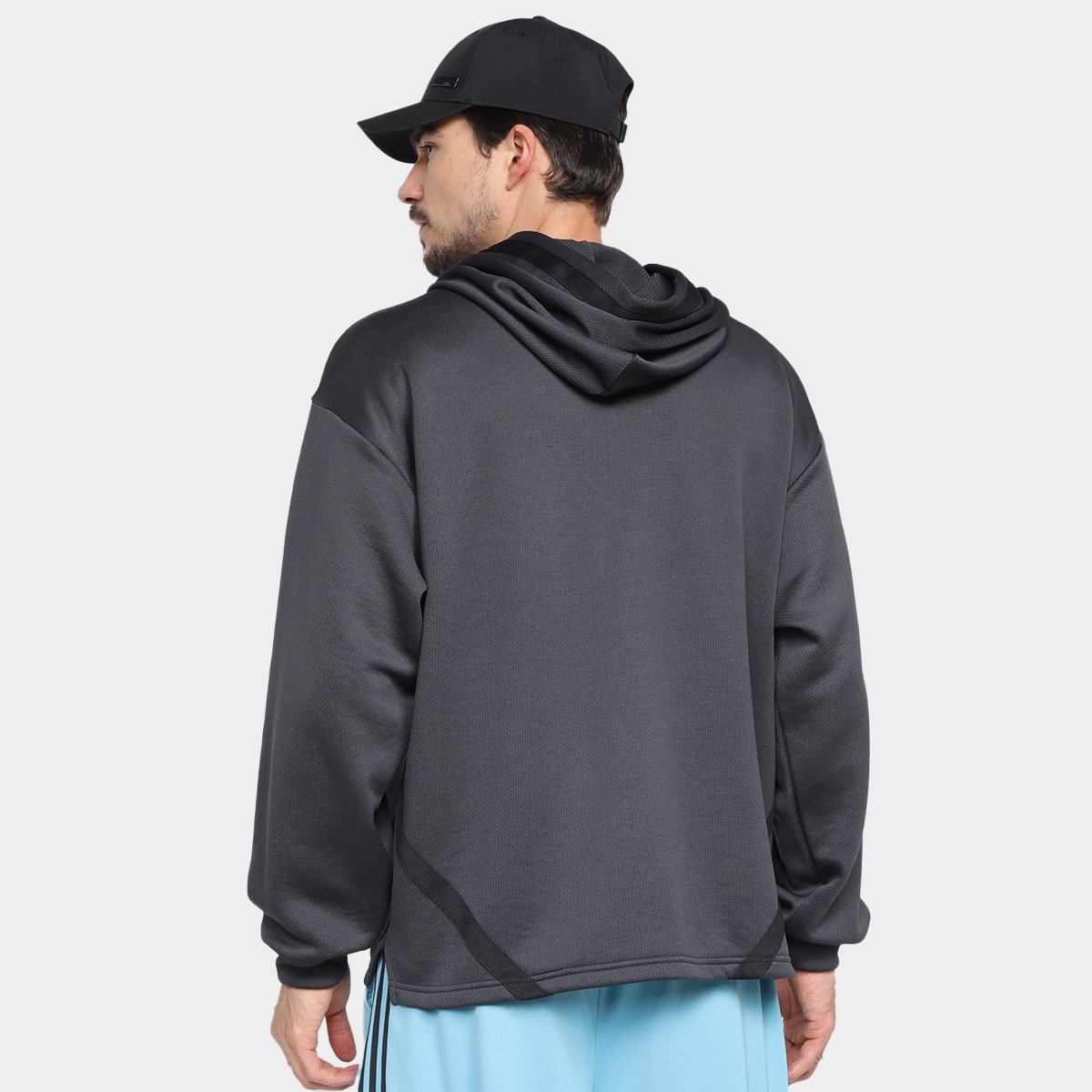 Blusa Adidas Select Capuz Masculina - Tam: G - 1