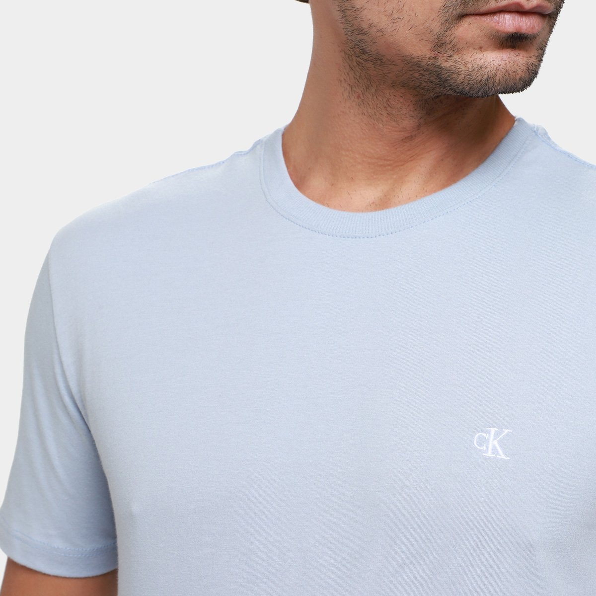 Camiseta Calvin Klein Logo Serif Font Masculino - Tam: P - 2