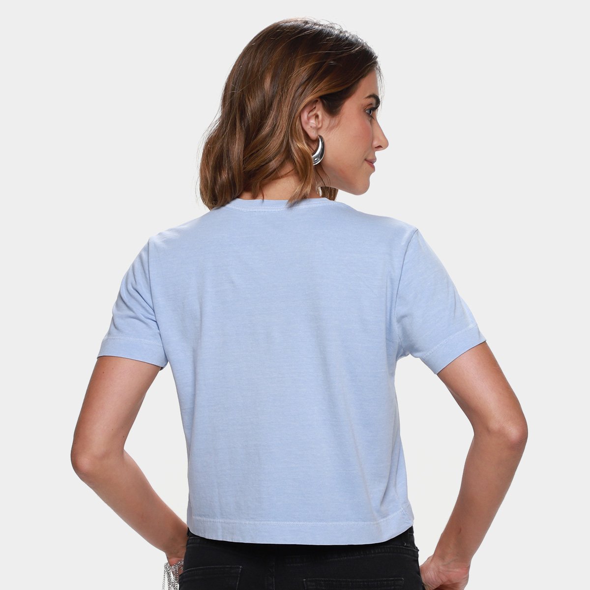 Camiseta Calvin Klein Stone Logo Relevo Feminino - Tam: P - 1