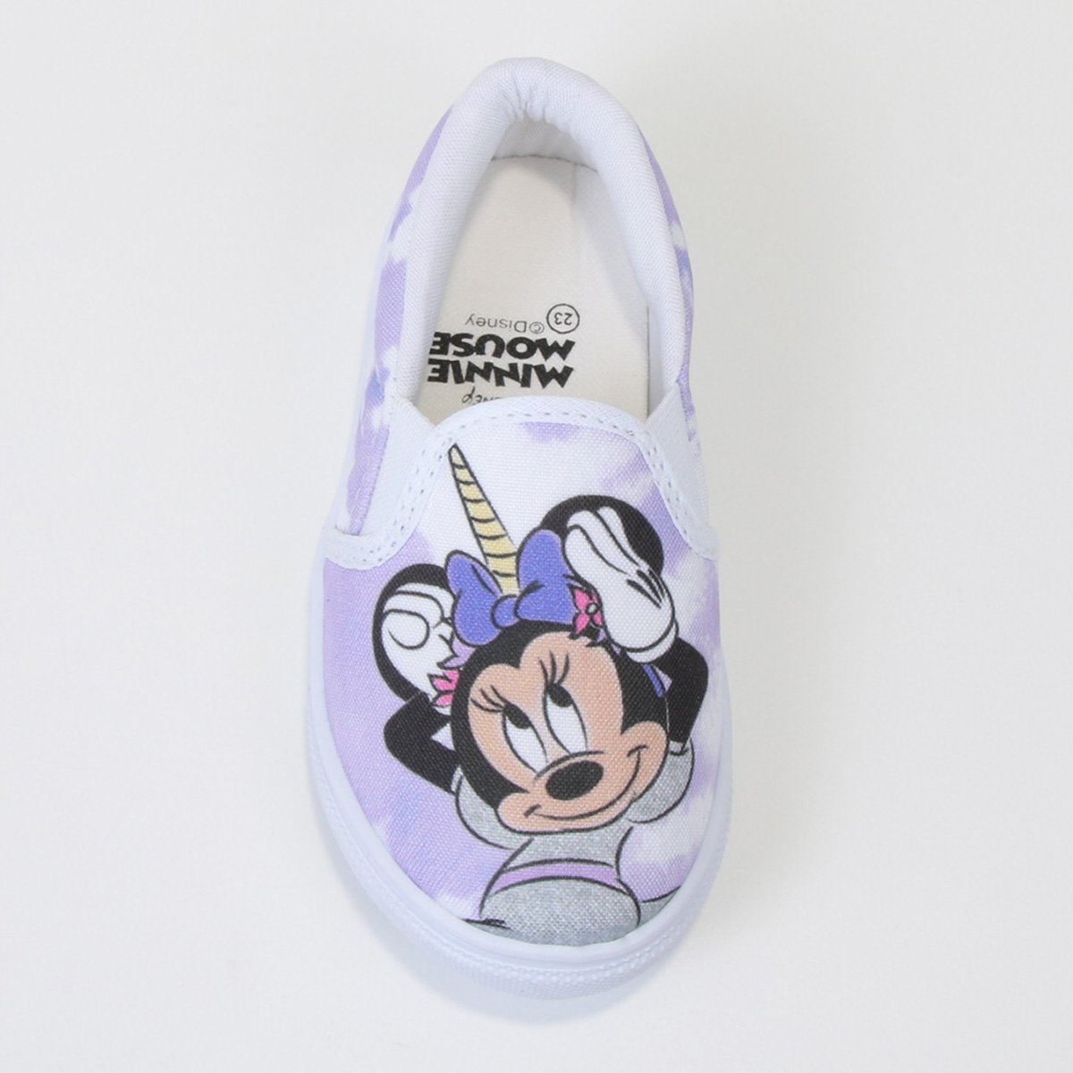 Tênis Infantil Disney Minnie Unicórnio Cano Baixo Menina - Tam: 20 - 2