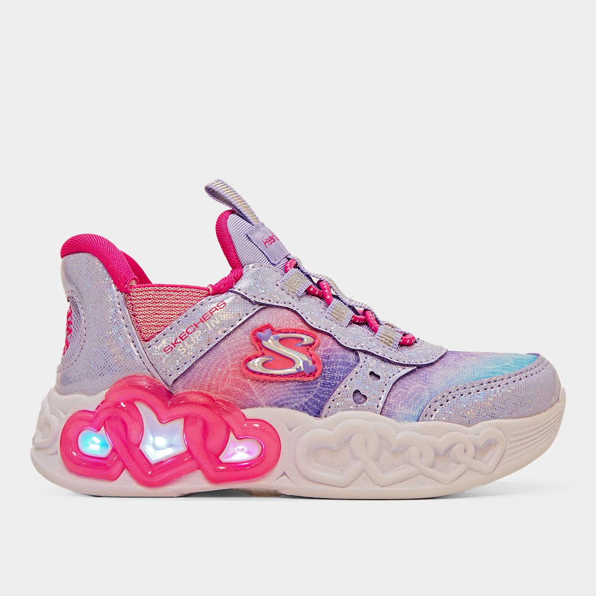 Tênis Infantil Skechers Heart Ligths Menina - Tam: 22 - 1