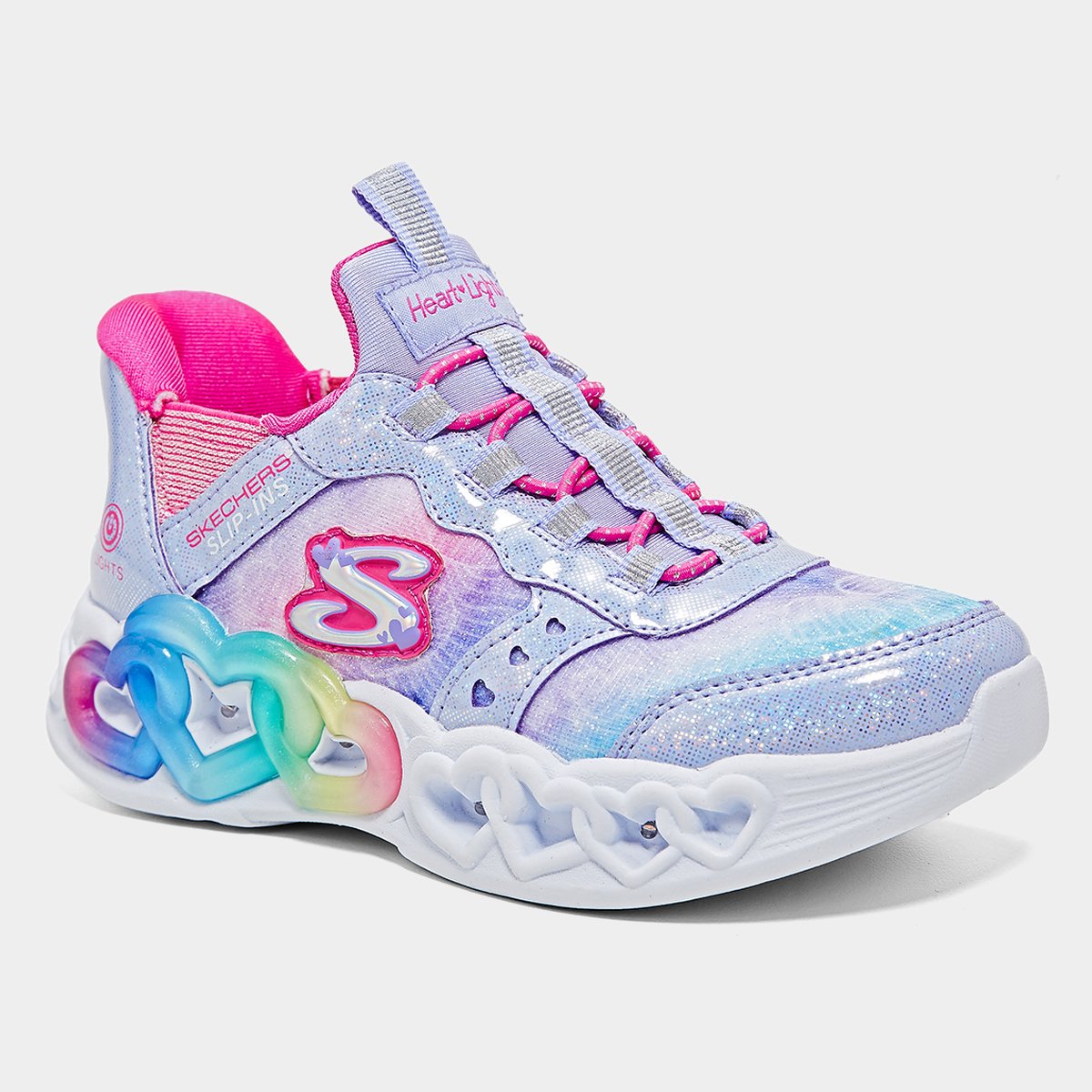 Tênis Infantil Skechers Heart Ligths Menina - Tam: 29 - 2