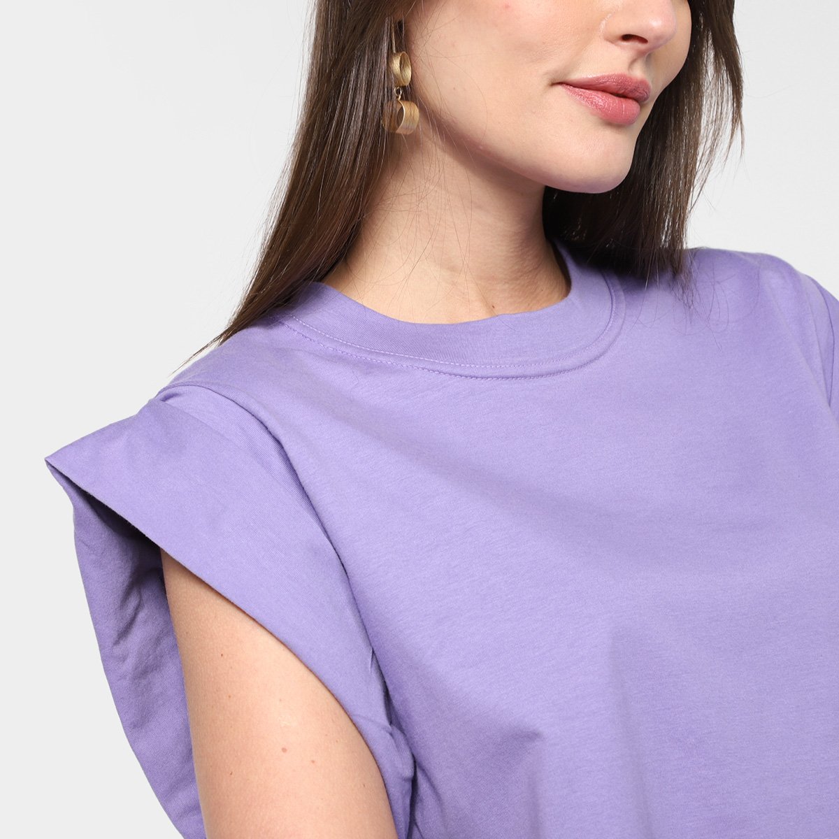 Blusa Morena Rosa Cropped Cavada Muscle Tee Feminina - Tam: M - 2