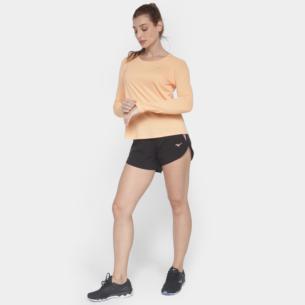 Camiseta Mizuno Pro Uv Manga Longa Feminina - Tam: P - 3