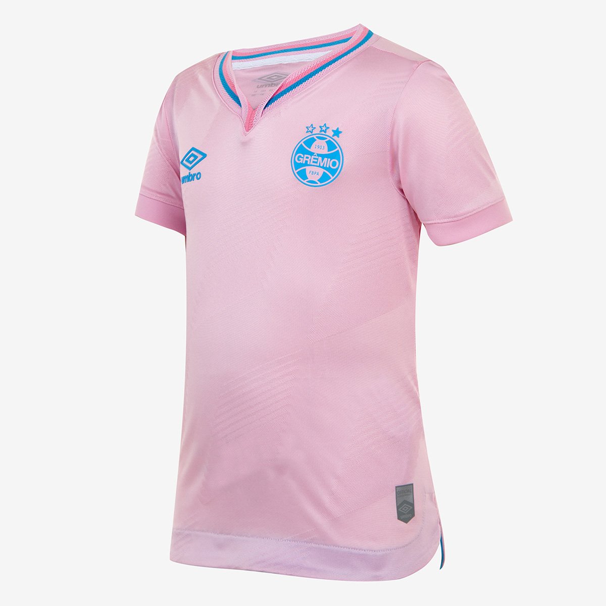 Camisa Grêmio Juvenil Outubro Rosa 24/25 s/n° Torcedor Umbro - Tam: 14A - 2