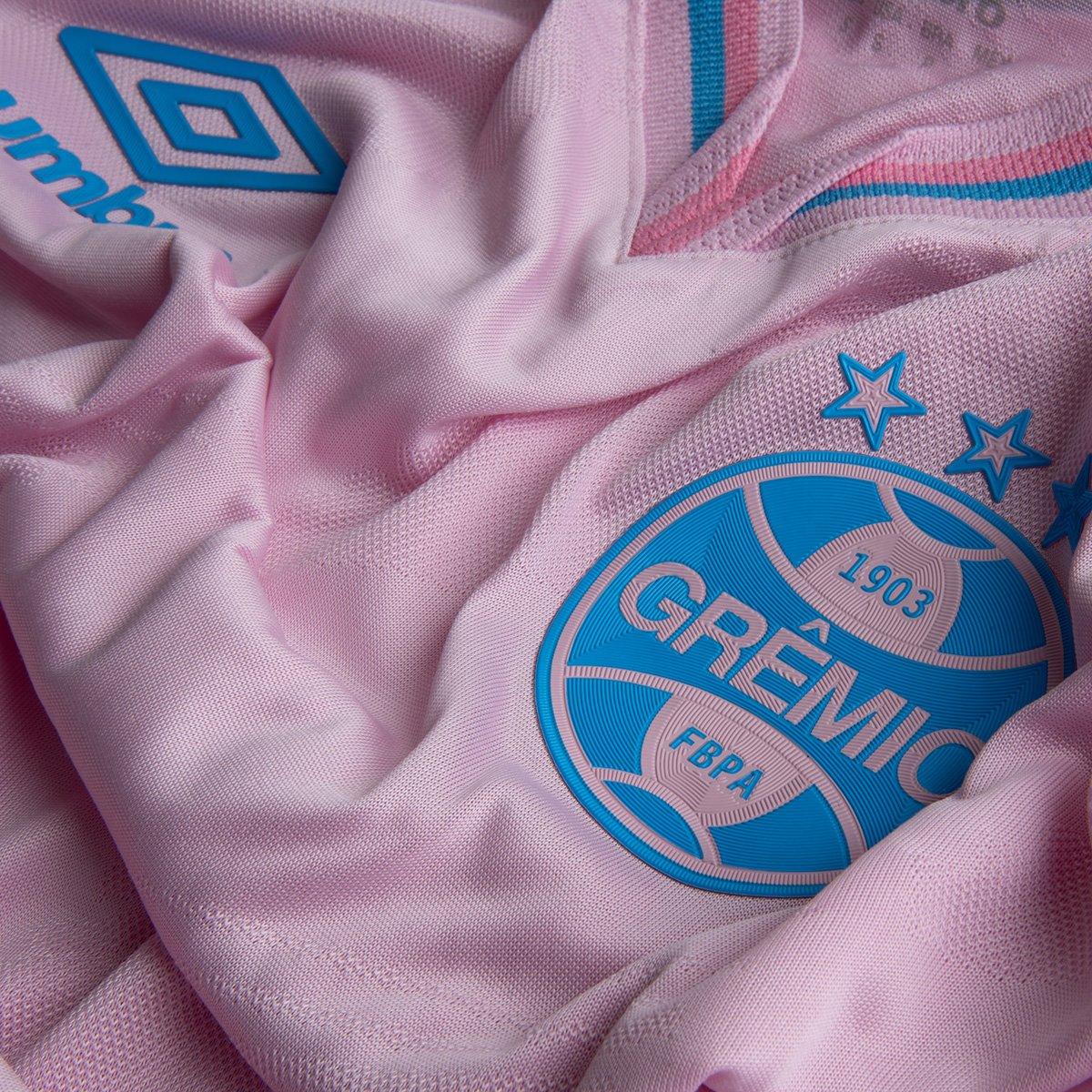 Camisa Grêmio Juvenil Outubro Rosa 24/25 s/n° Torcedor Umbro - Tam: 14A - 3