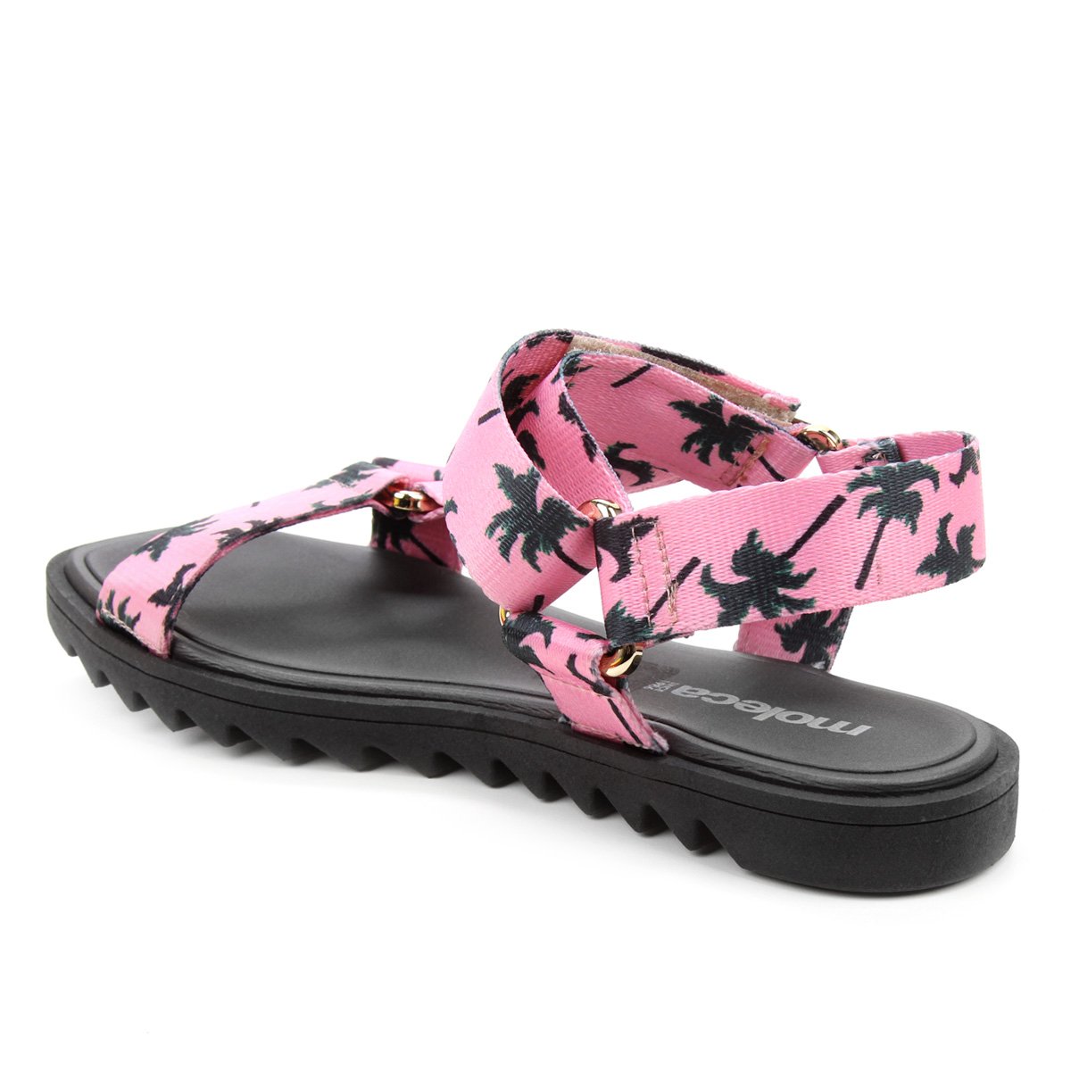 Papete Moleca Sola Tratorada Floral Feminina - Tam: 34 - 3