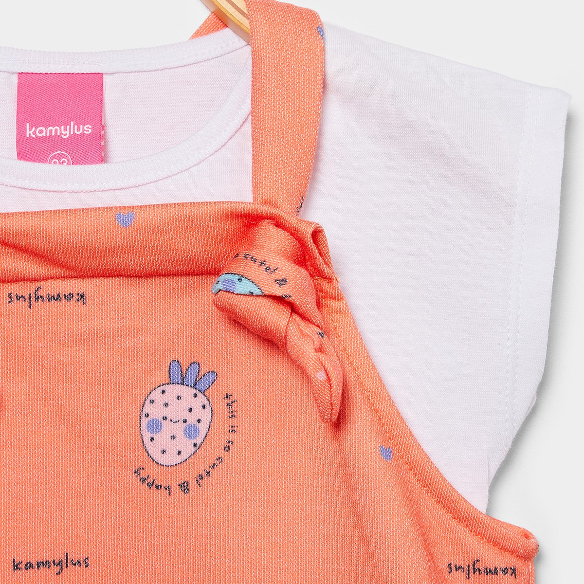 Salopete Infantil Kamylus Estampada - Tam: 3A - 2