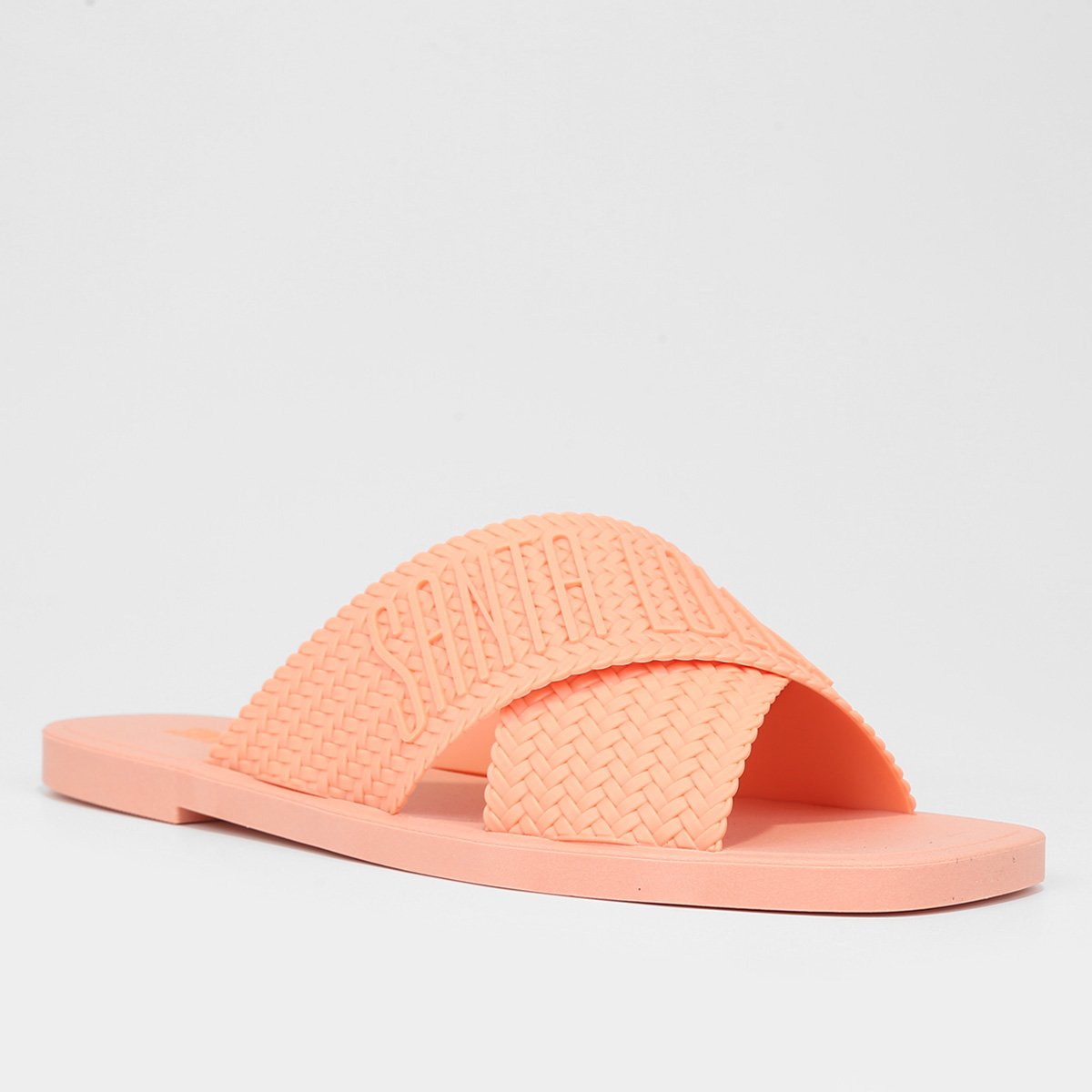 Chinelo Santa Lolla Flip Flop Tiras Cruzadas Feminino - Tam: 33/34 - 2
