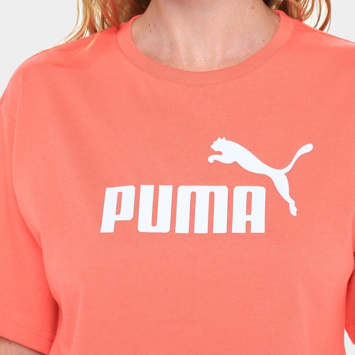 Camiseta Cropped Puma N.1 Logo Relaxed Feminina - Tam: M - 2