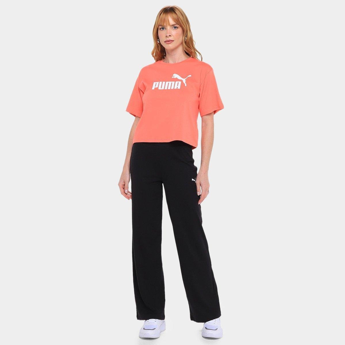 Camiseta Cropped Puma N.1 Logo Relaxed Feminina - Tam: M - 3