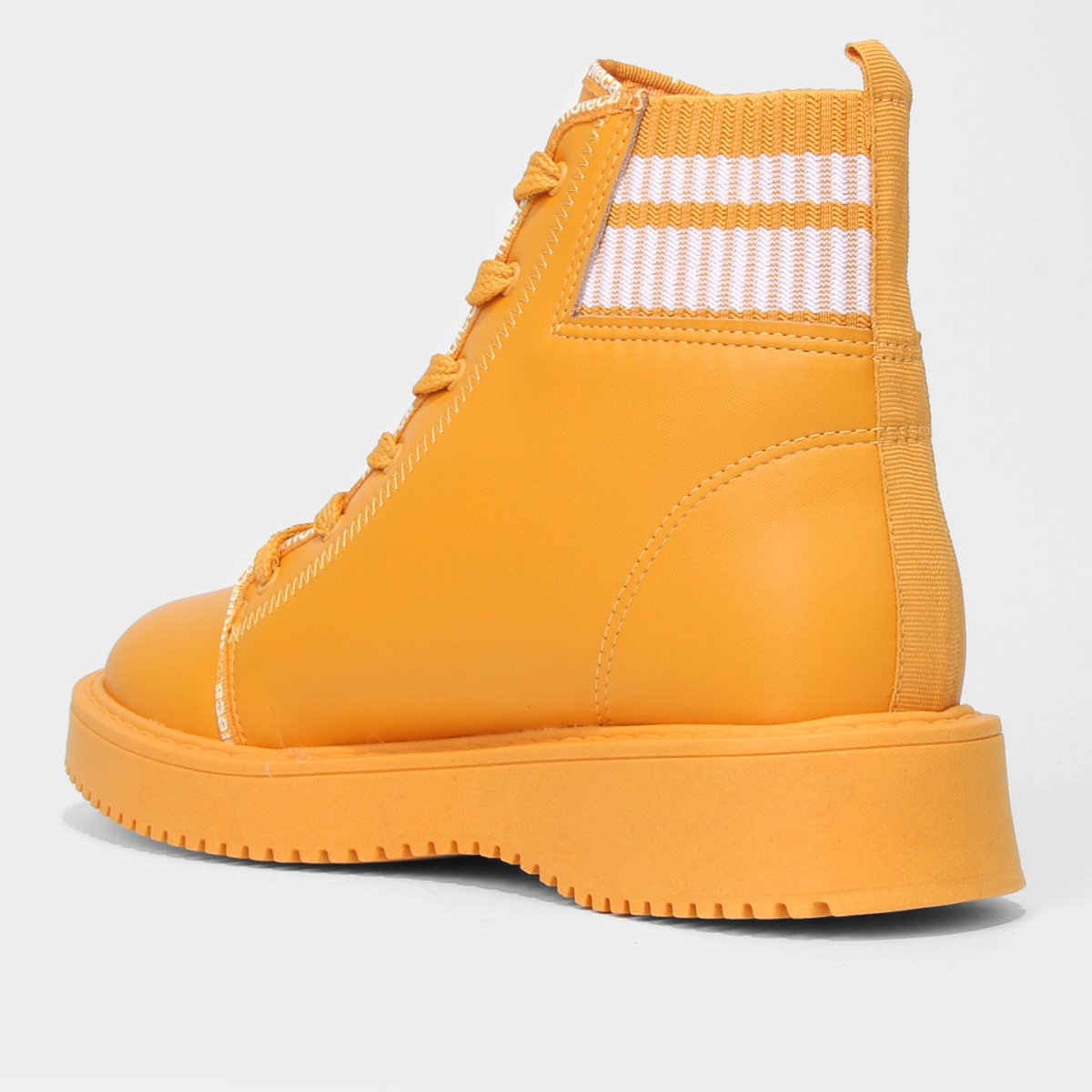 Bota Coturno Cano Curto Moleca Elástico Feminina - Tam: 34 - 4