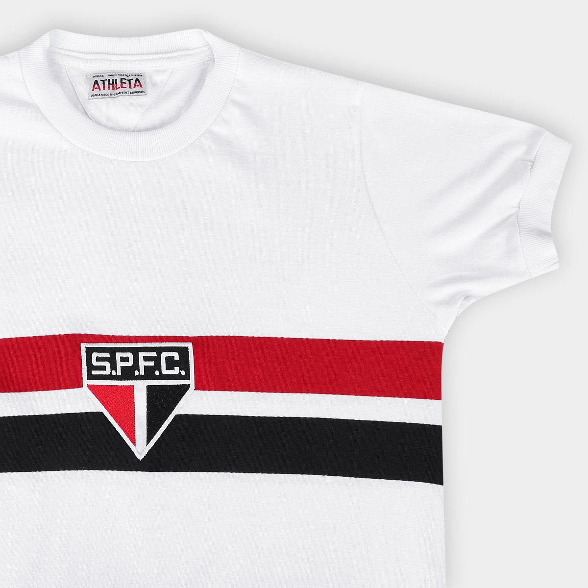 Camisa Retrô São Paulo 1970 Athleta Masculina - Tam: P - 5