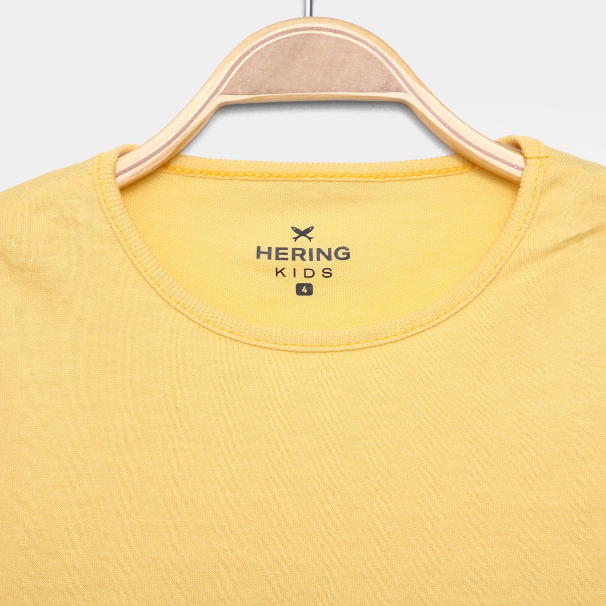 Camiseta Infantil Hering Kids Meia Malha Básica - Tam: 8A - 1