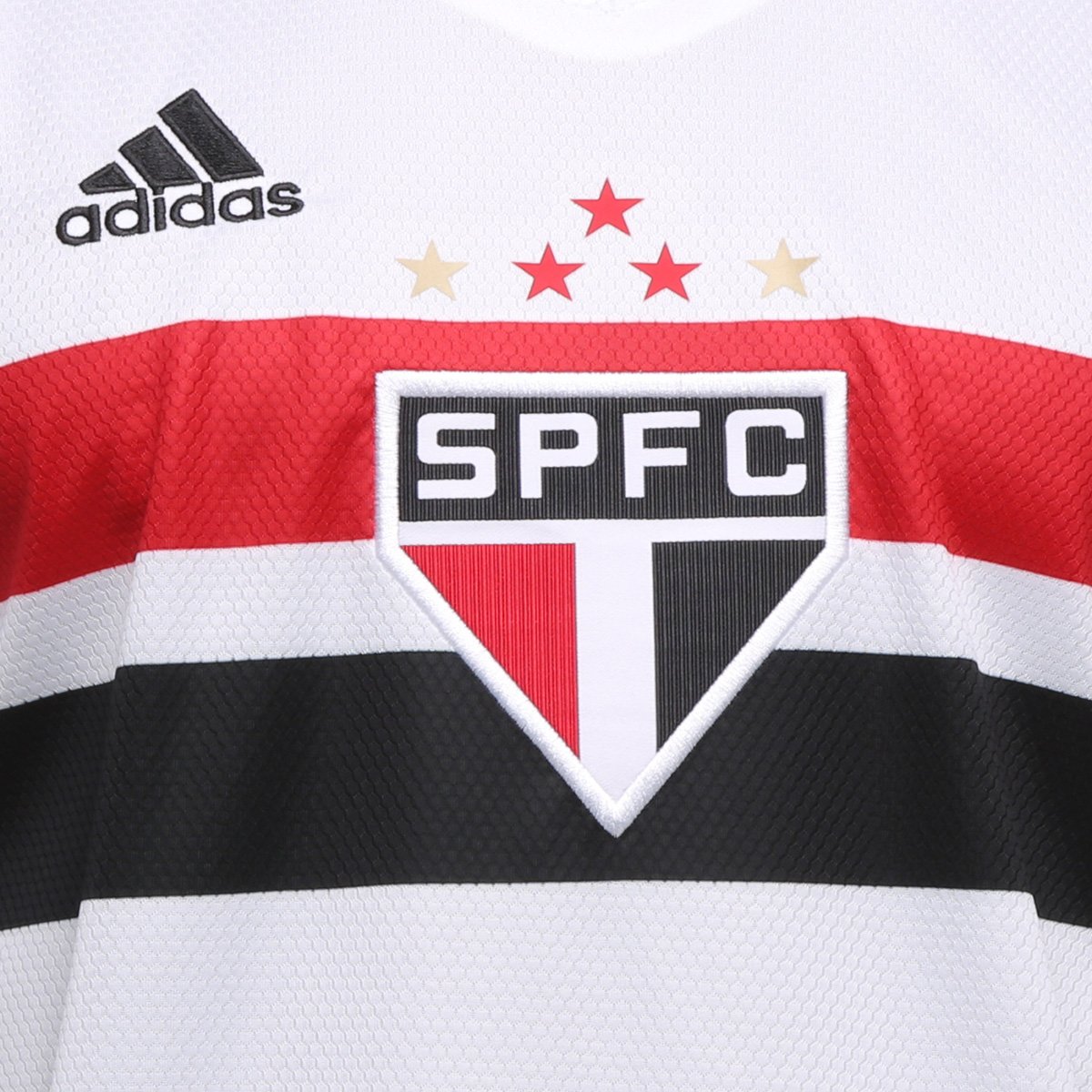 Camisa São Paulo I 21/22 s/n° Torcedor Adidas Masculina - Tam: P - 2