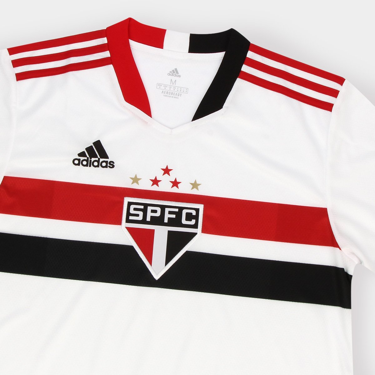 Camisa São Paulo I 21/22 s/n° Torcedor Adidas Masculina - Tam: P - 3