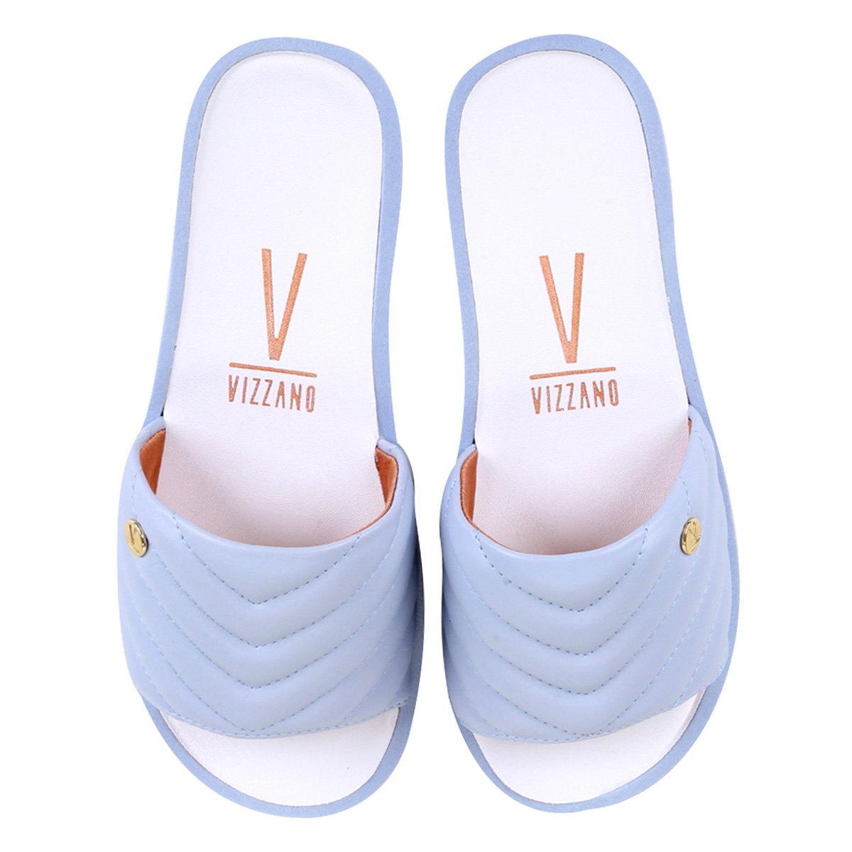 Chinelo Vizzano Slide Matelassê Feminino