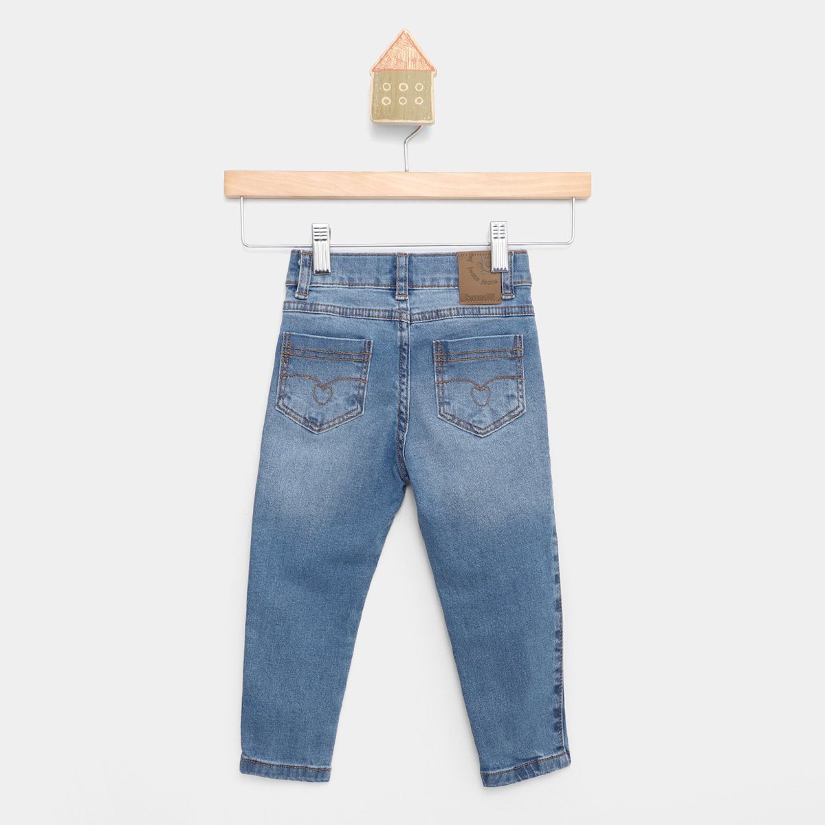 Calça Jeans Infantil Brandili Super Comfort Menina - Tam: 1A - 1