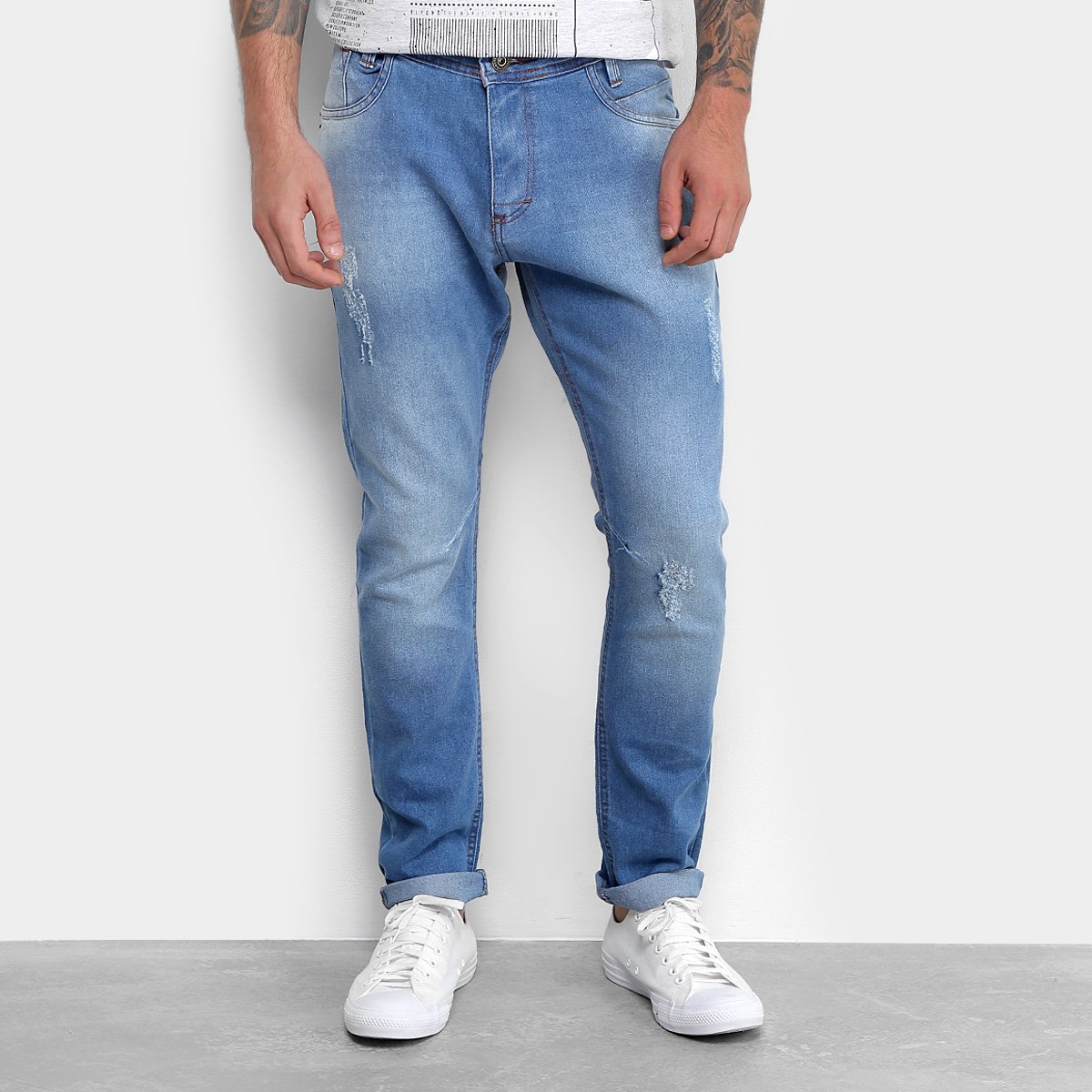 Calça Jeans Skinny Gangster Masculina