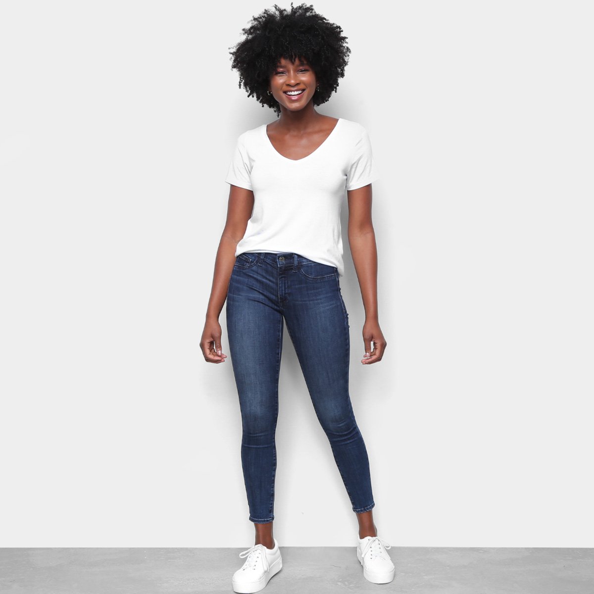 Calça Jeans GAP Fashion Curta Feminina - Tam: 35 - 2