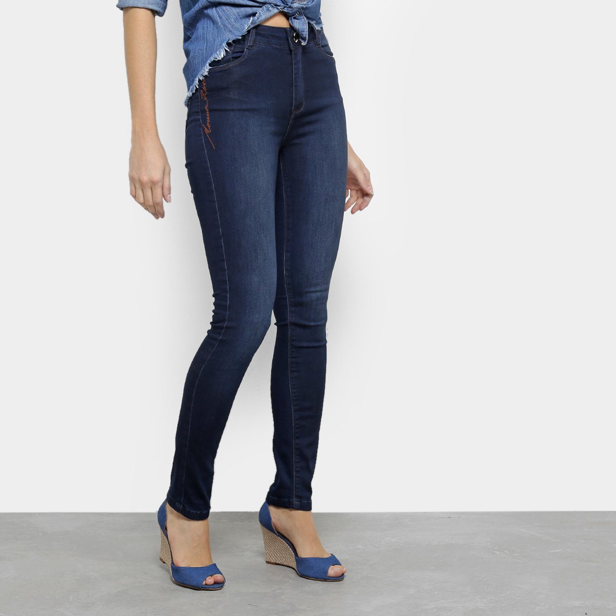 calças jeans feminina morena rosa