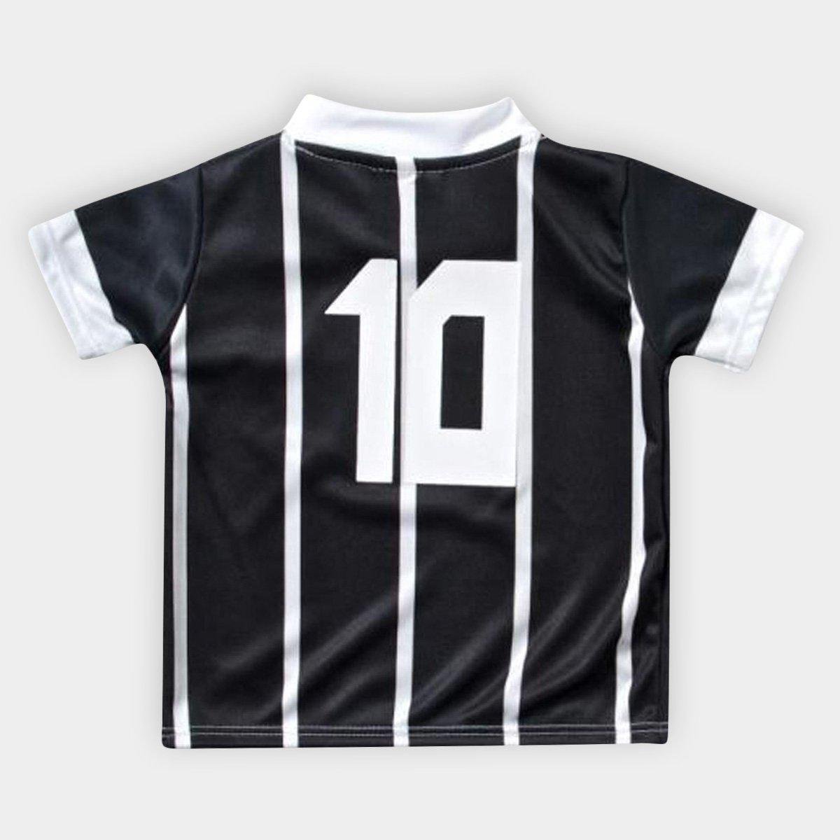 Conjunto Bebê Corinthians Sublimado Camiseta + Short - Tam: 9-12M - 1