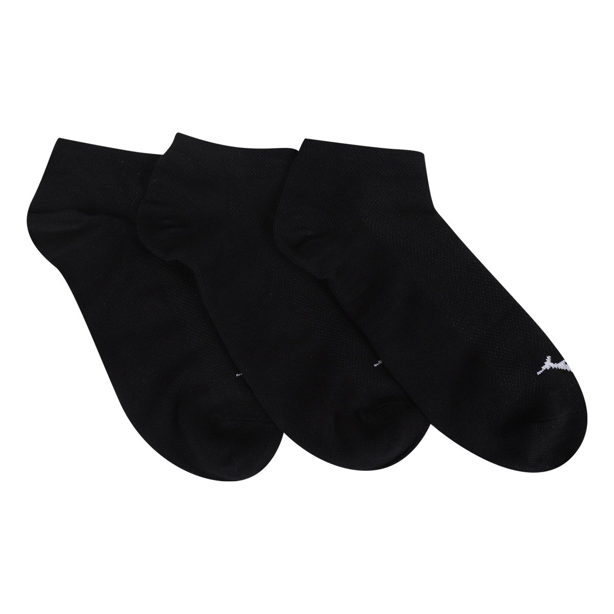 Kit Meia Mizuno Cano Curto Basic Sc 3 Pares - Tam: 39/44 - 2