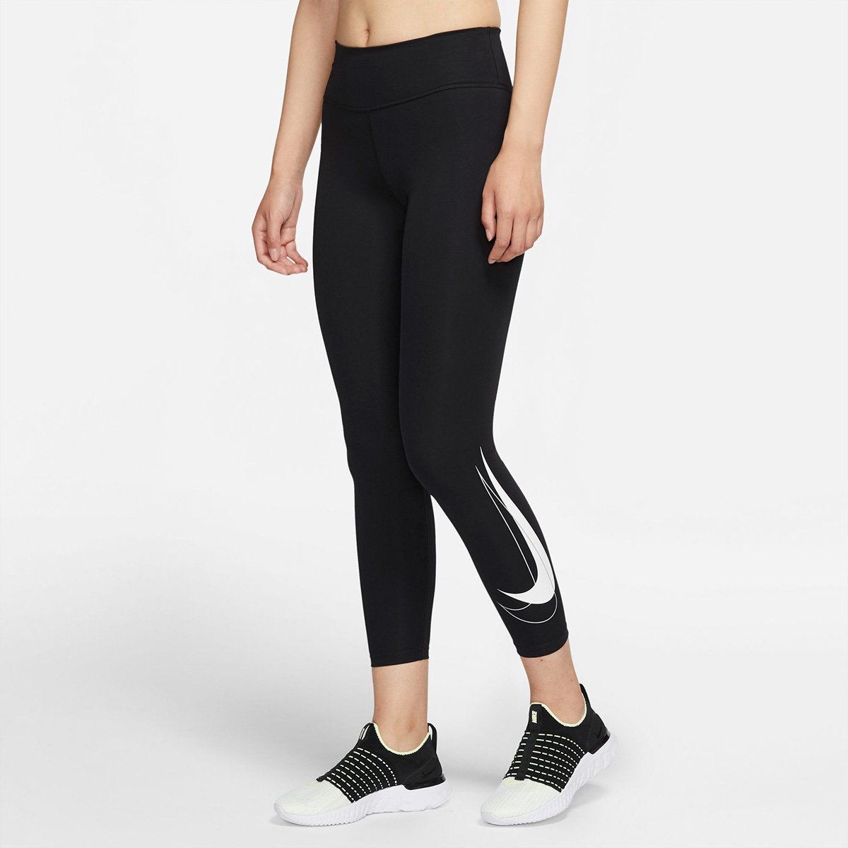 Calça Nike Swosh Run 7/8 Cintura Alta Feminina