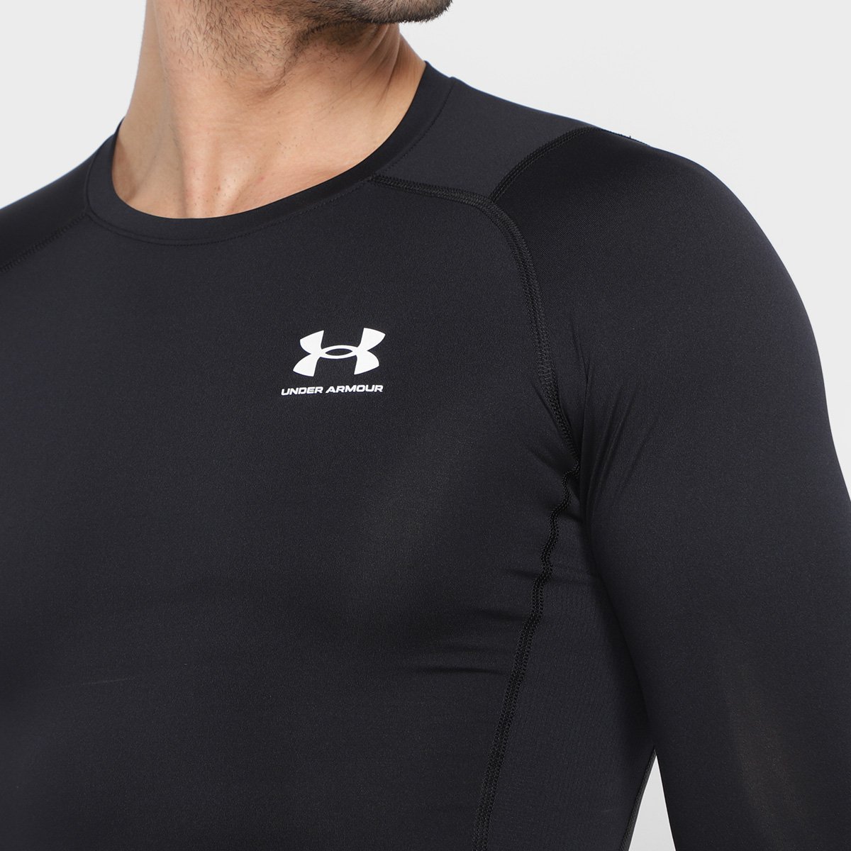 Camiseta Under Armour Heatgear Manga Longa Masculina - Tam: GG - 2