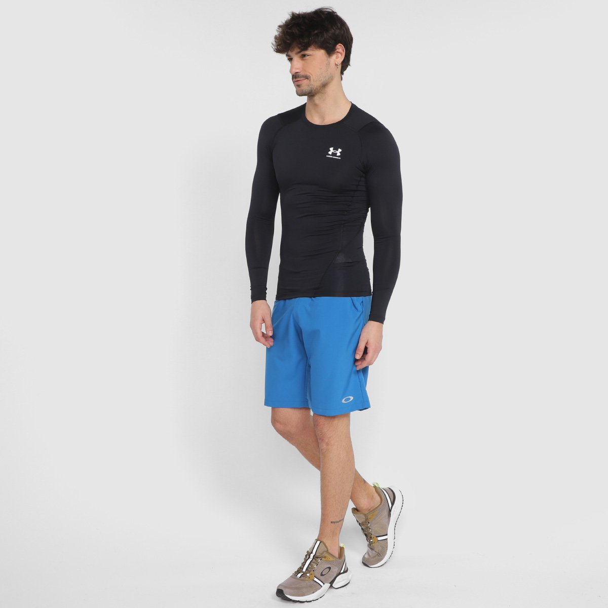 Camiseta Under Armour Heatgear Manga Longa Masculina - Tam: GG - 3