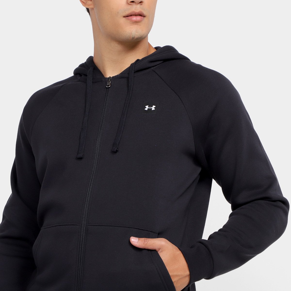 Moletom Under Armour Rival Fz C/ Capuz Masculino - Tam: GG - 2