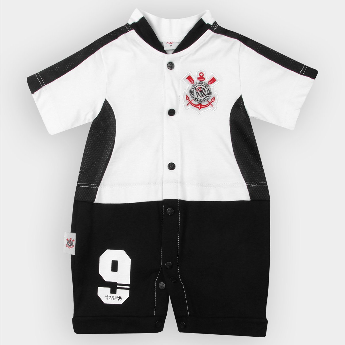 Macacão Corinthians Bebê Artilheiro