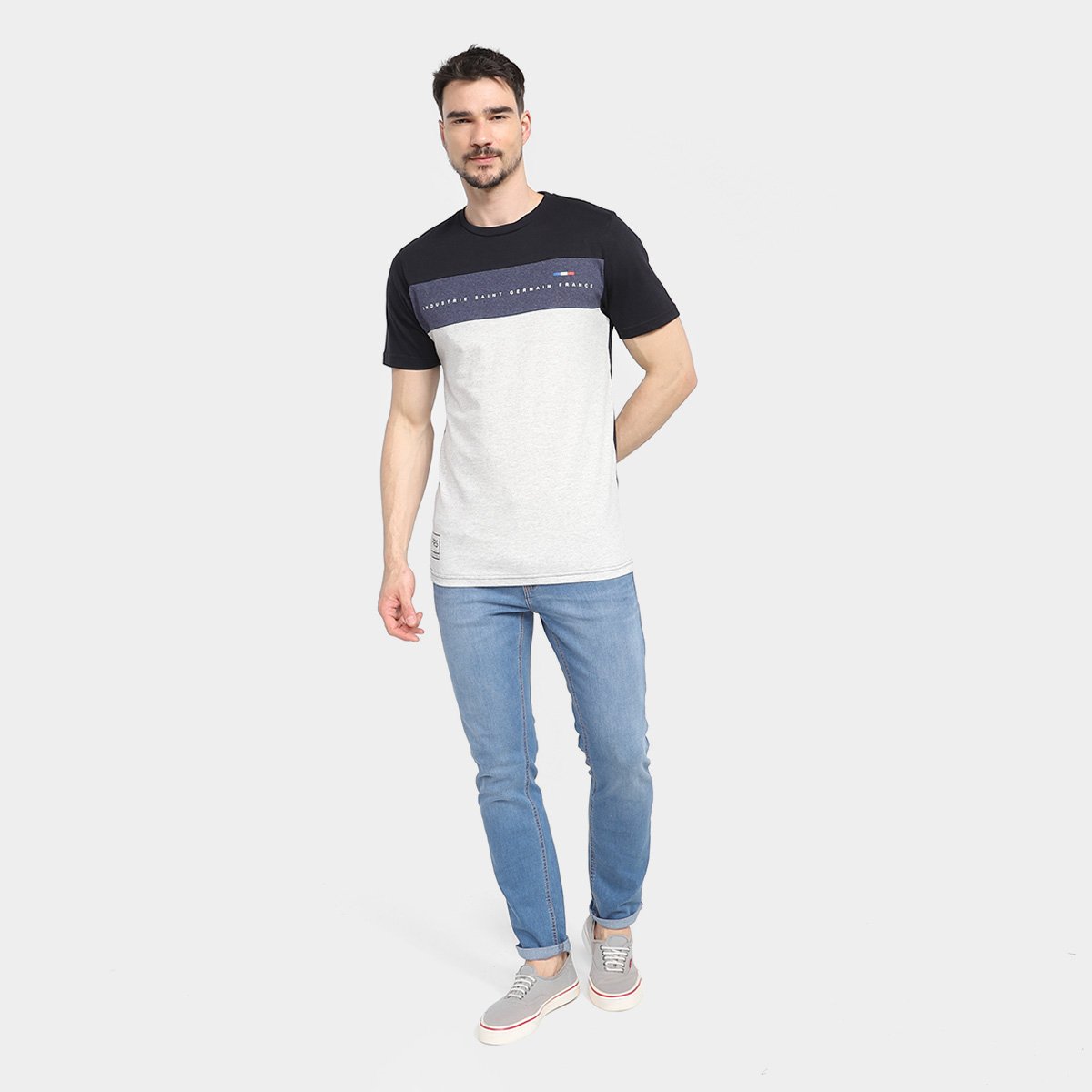 Kit Camiseta Industrie Básica Masculina 2 Peças - Tam: P - 5