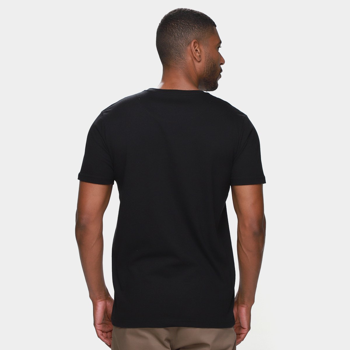 Kit Camiseta Básica Masculina Industrie Holanda Manga Curta - 3 Peças - Tam: P - 2