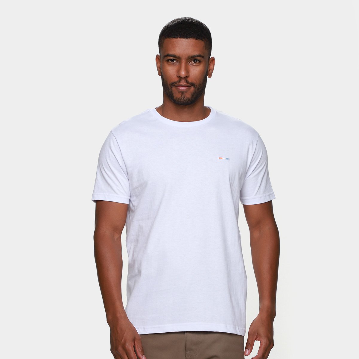 Kit Camiseta Básica Masculina Industrie Holanda Manga Curta - 3 Peças - Tam: P - 3