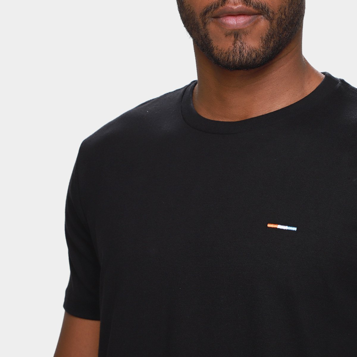 Kit Camiseta Básica Masculina Industrie Holanda Manga Curta - 3 Peças - Tam: P - 5