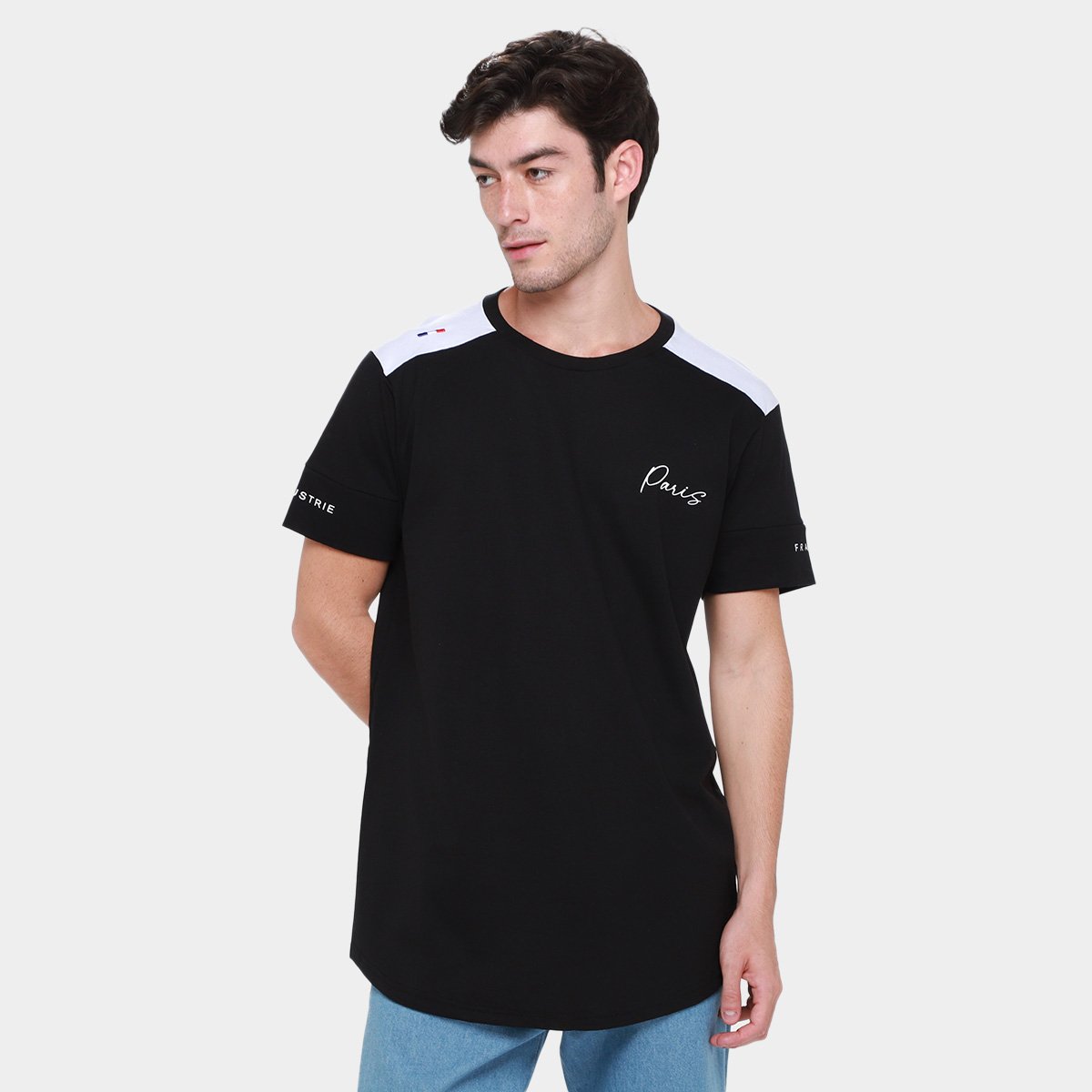 Kit Camiseta Industrie Casual Masculina - 2 peças - Tam: P - 1