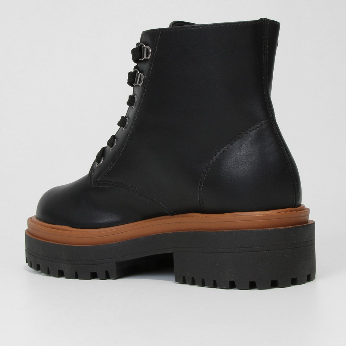 Bota Coturno Via Uno Tratorada Feminina - Tam: 39 - 3