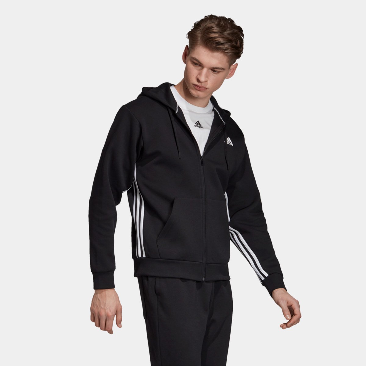 Jaqueta Adidas MH 3S FZ Masculina