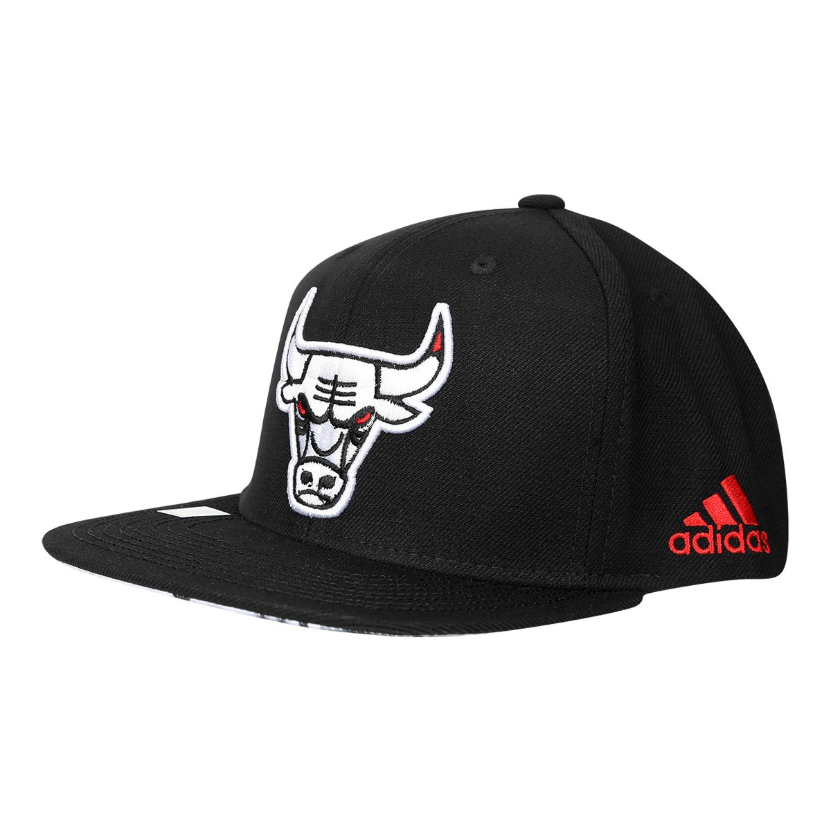 Boné Adidas Flat Chicago Bulls Aba Reta