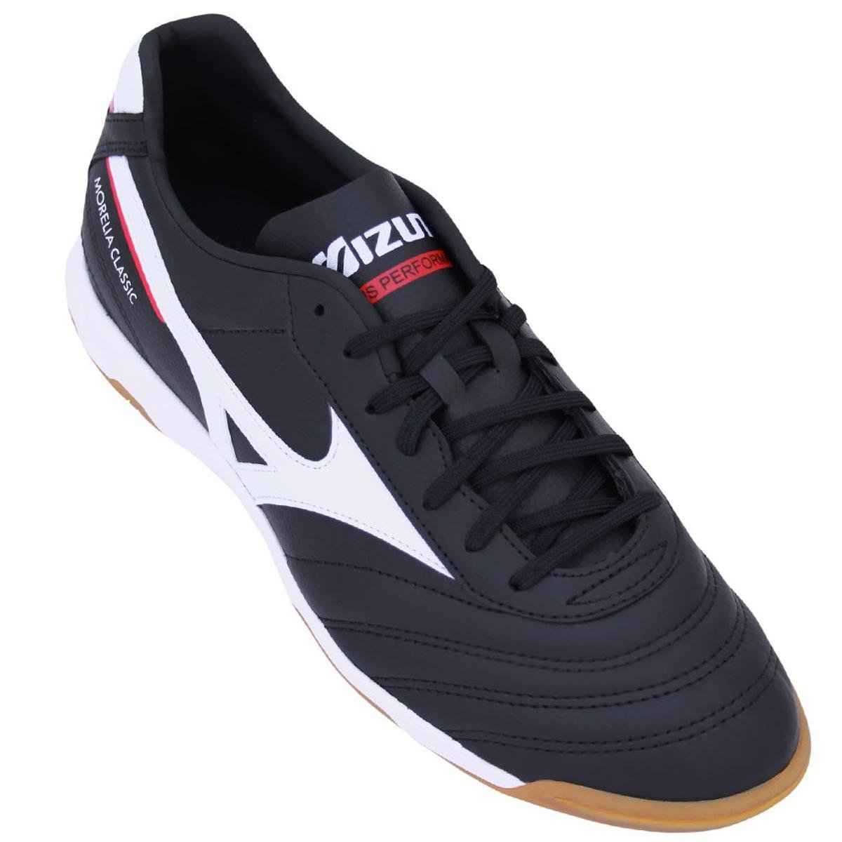 Chuteira Futsal Mizuno Morelia Classic IN P - Tam: 42