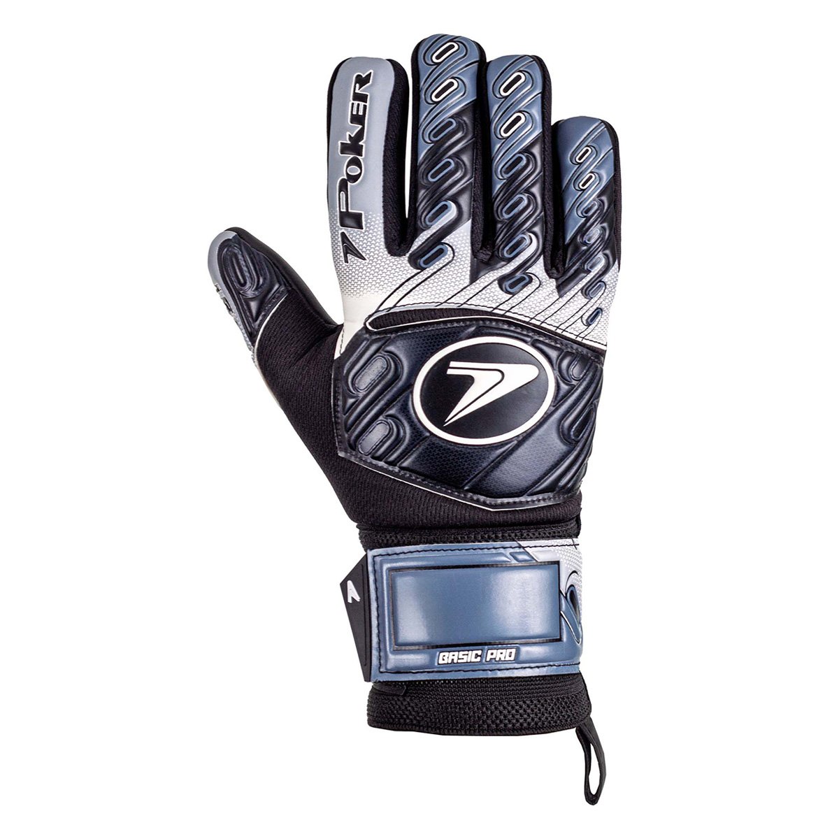 Luva de Goleiro Campo Profissional Poker Basic Pro - Tam: 09 - 1